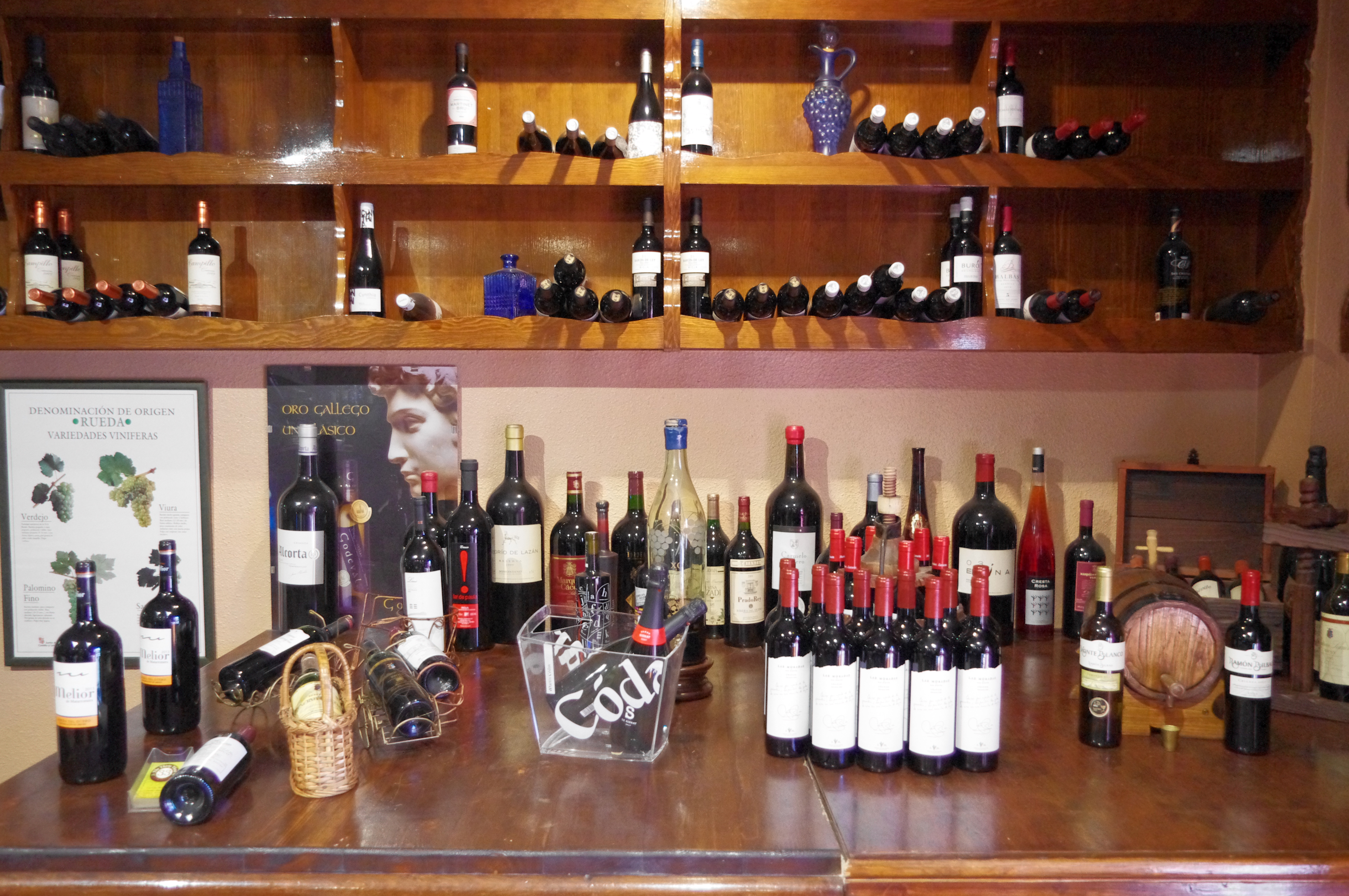 Restaurant wine cellar