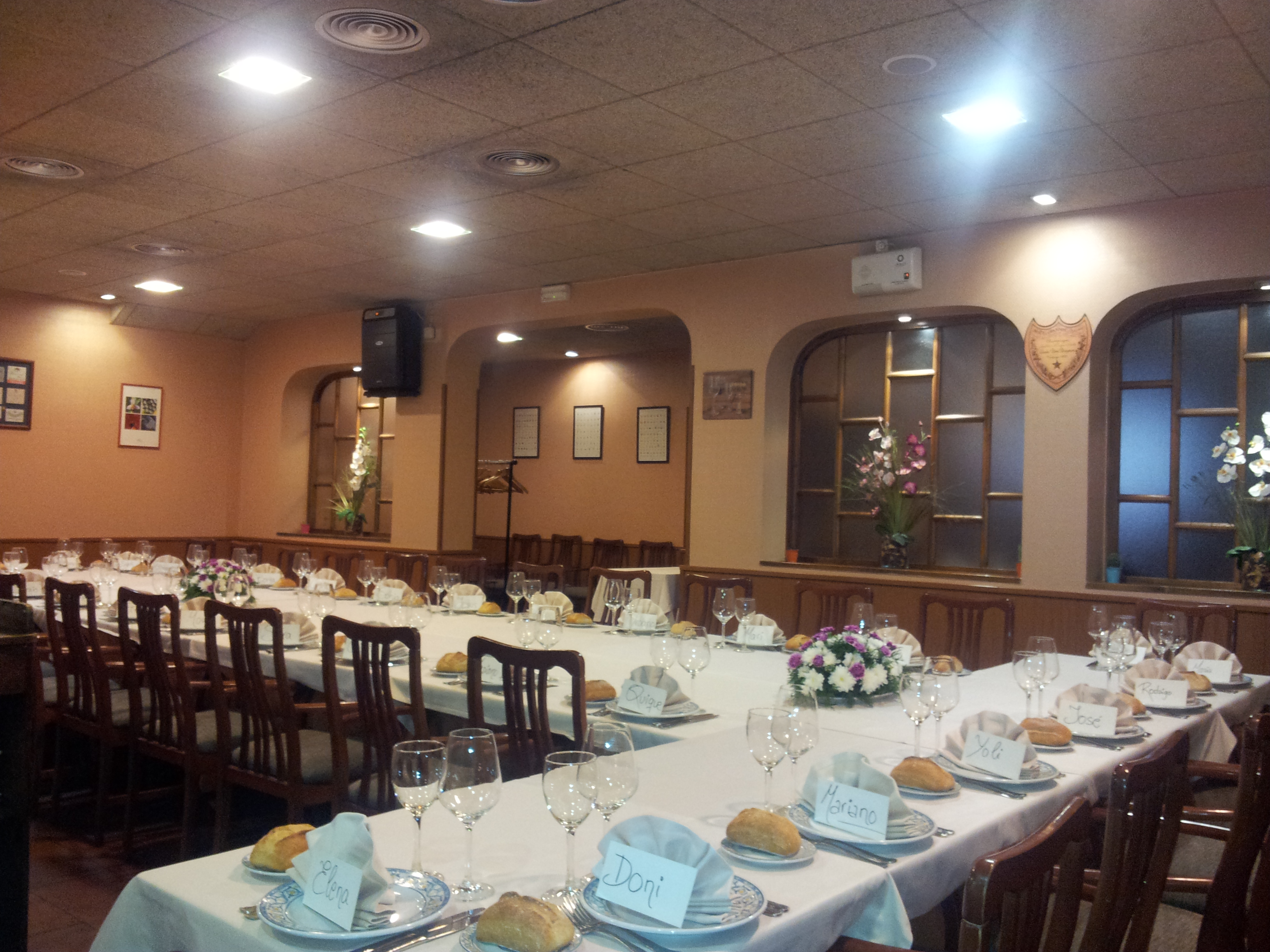 Events room set for a celebration